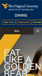 Mobile Screenshot of dining.wvutech.edu
